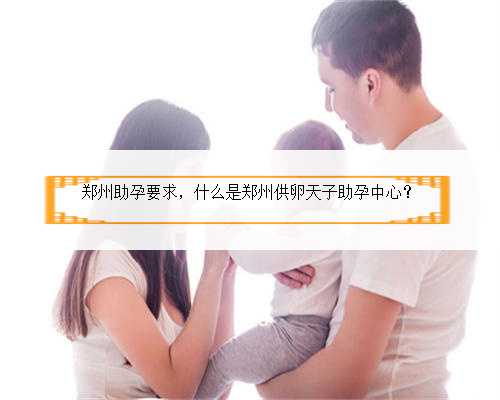 郑州助孕要求，什么是郑州供卵天子助孕中心？