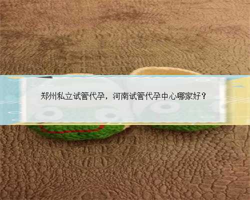 郑州私立试管代孕，河南试管代孕中心哪家好？