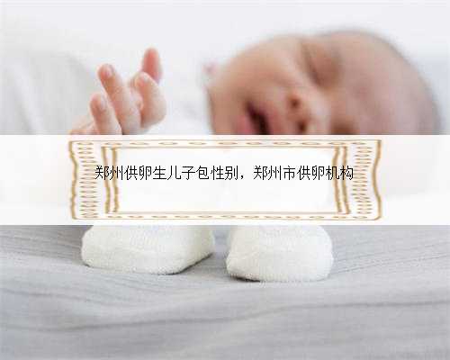 郑州供卵生儿子包性别，郑州市供卵机构